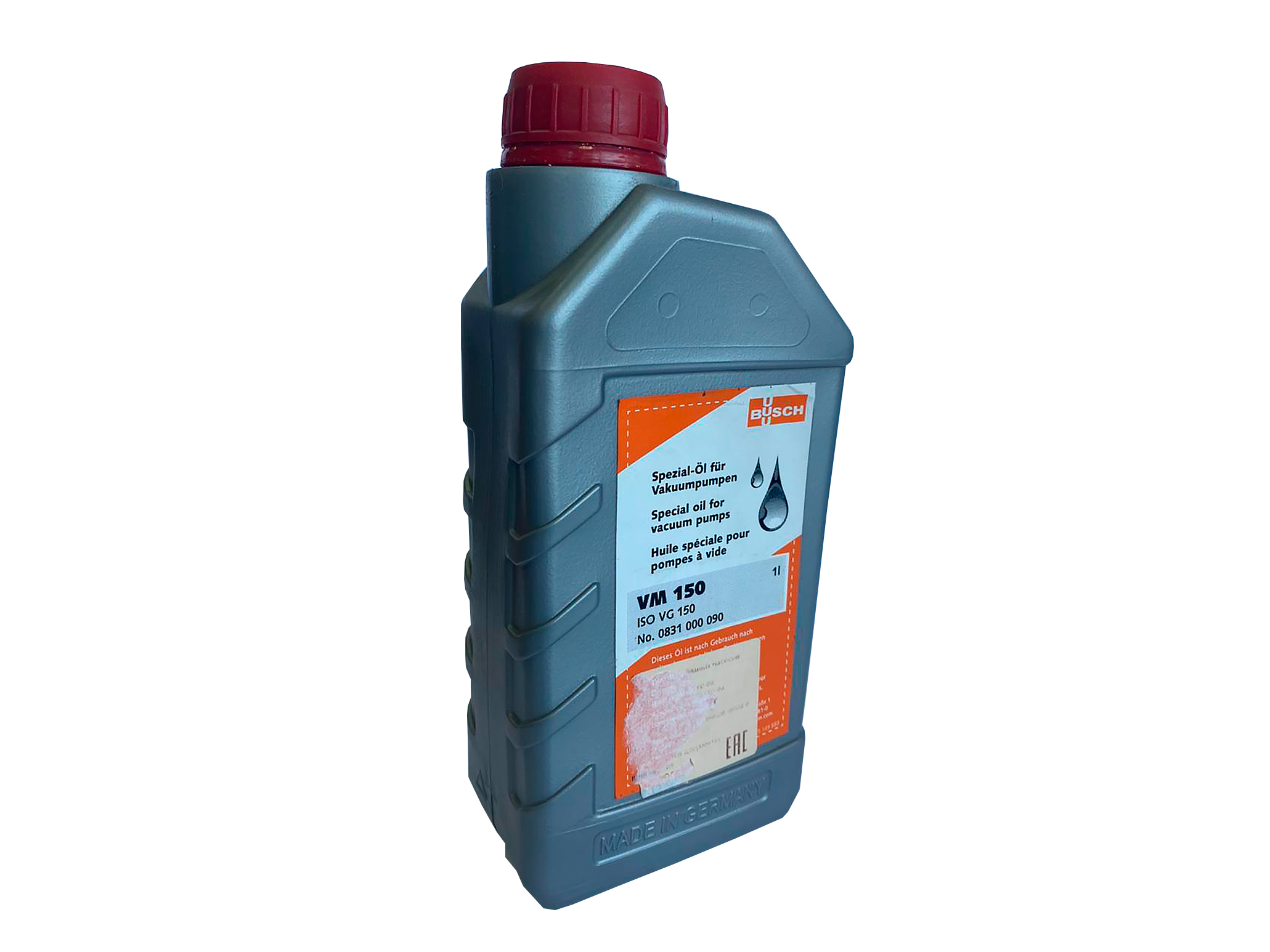 Вакуумное масло Busch VM 150 - 1 литр, вязкость ISO-VG 150 | 0831000090