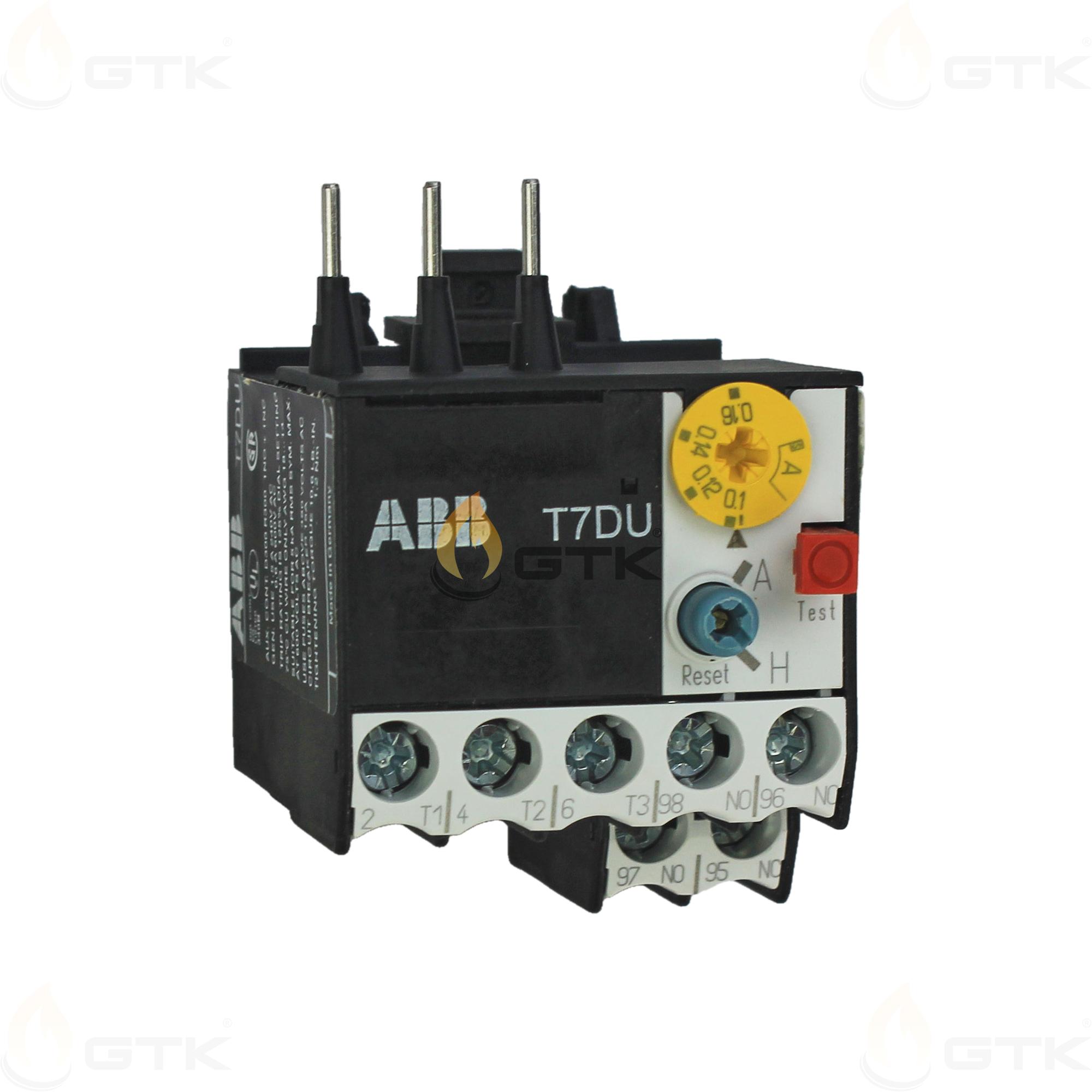 Тепловое реле перегрузки ABB T7DU-0.16 0,1-0,16А 1SAZ111301R0001 Тепловое реле перегрузки ABB T7DU-0.16 0,1-0,16А 1SAZ111301R0001