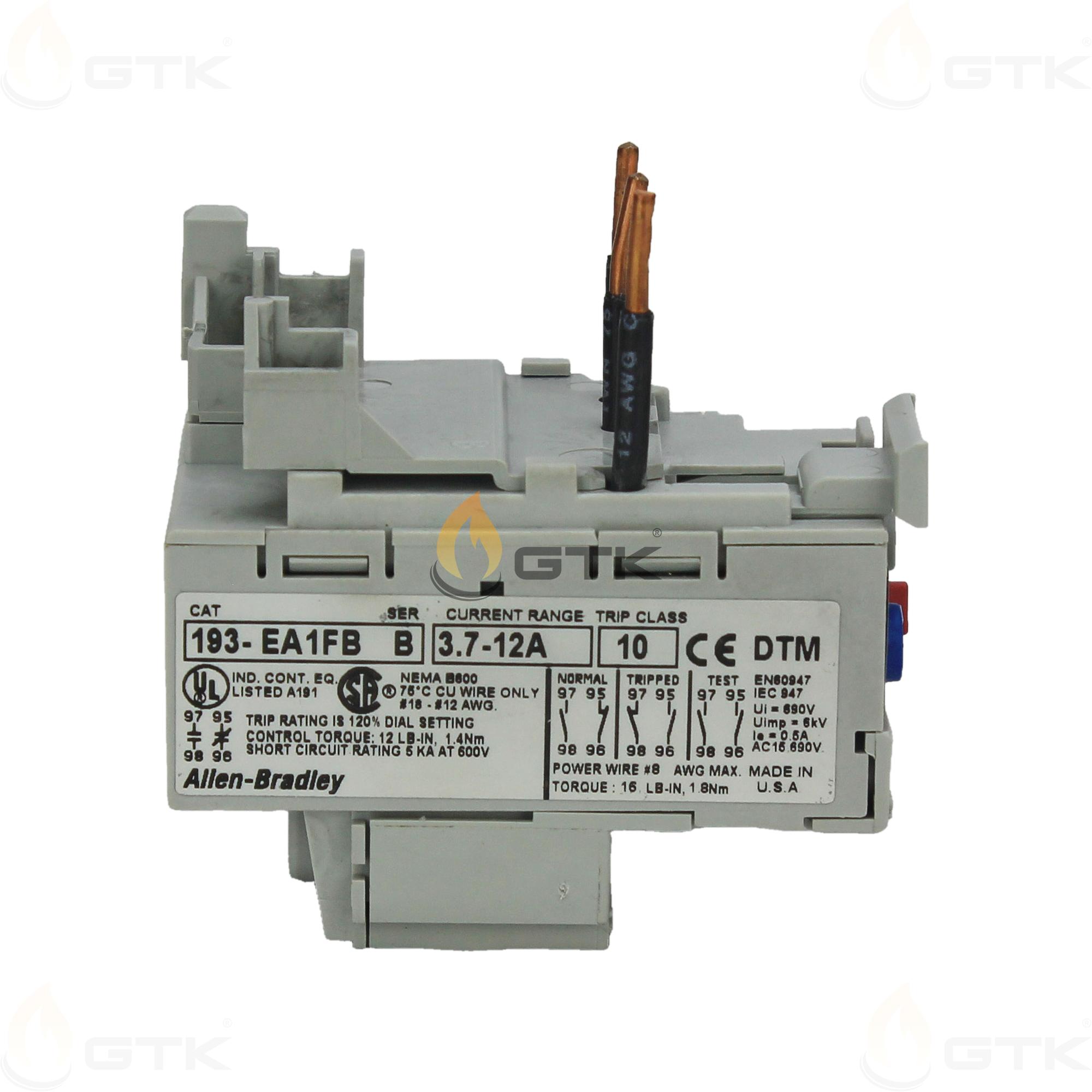Полупроводниковое реле защиты от перегрузки Allen-Bradley 193-EA1FB B