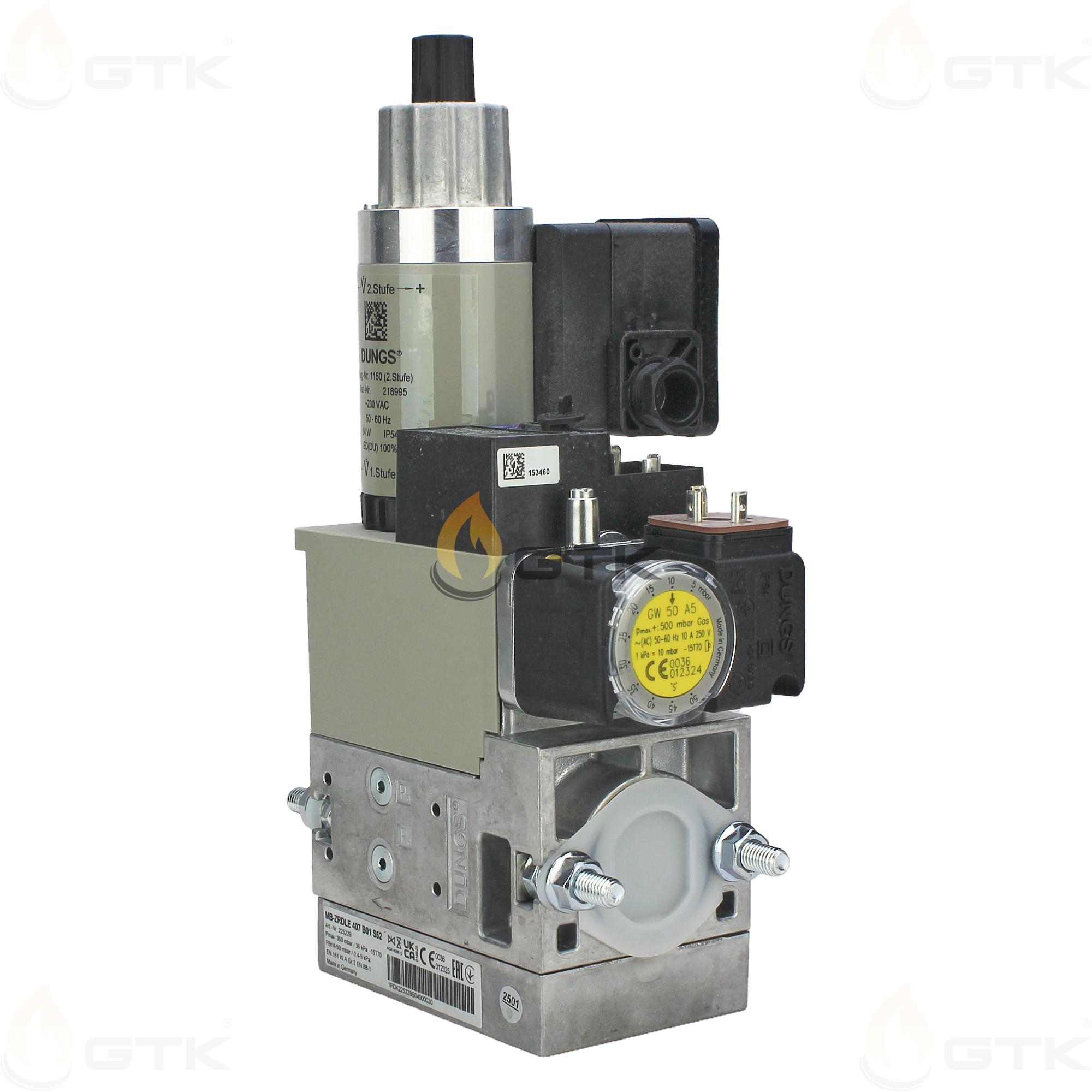 Газовый мультиблок Dungs MB-ZRDLE 407 B01 S52, арт: 225229