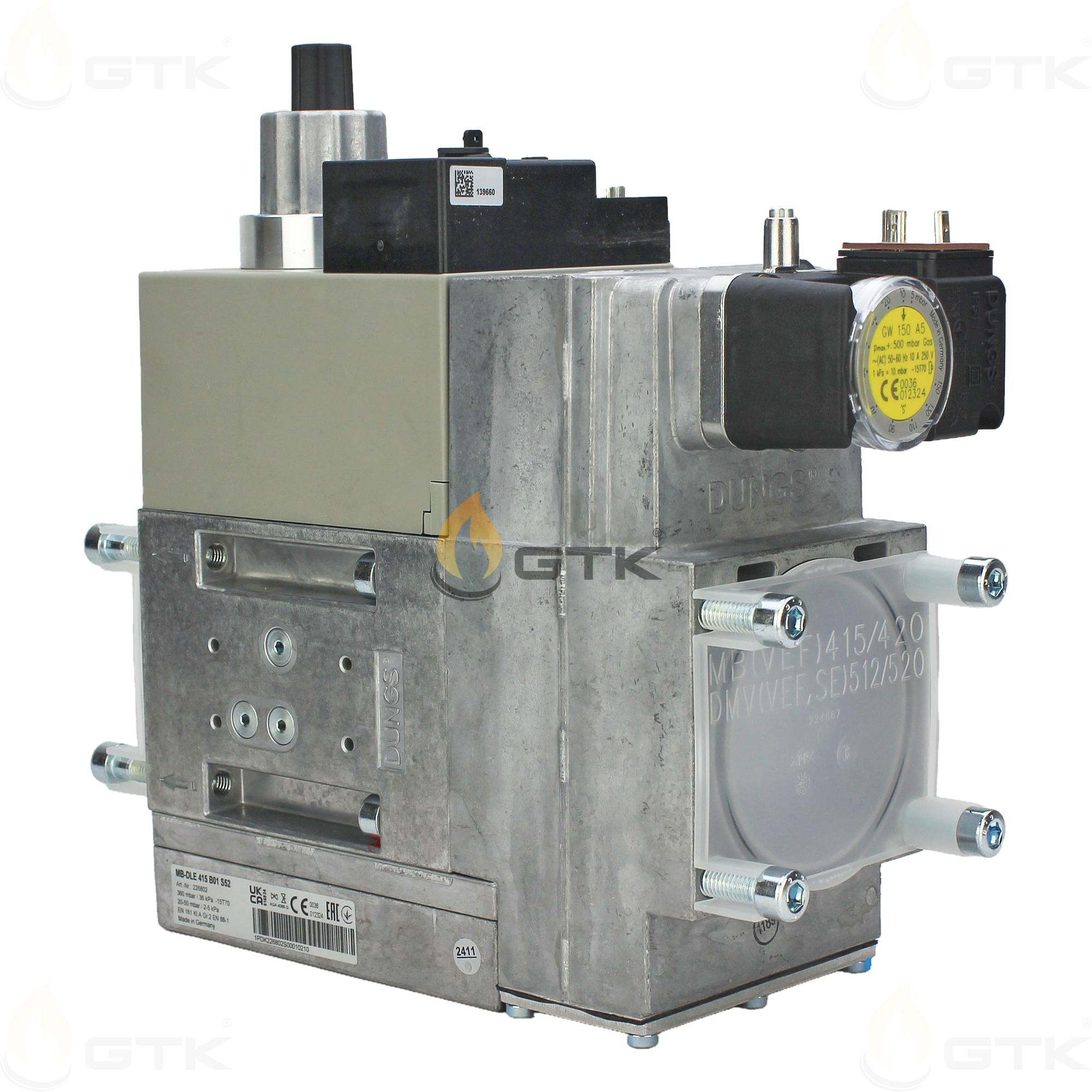Газовый мультиблок Dungs MB-DLE 415 B01 S52, арт: 226802