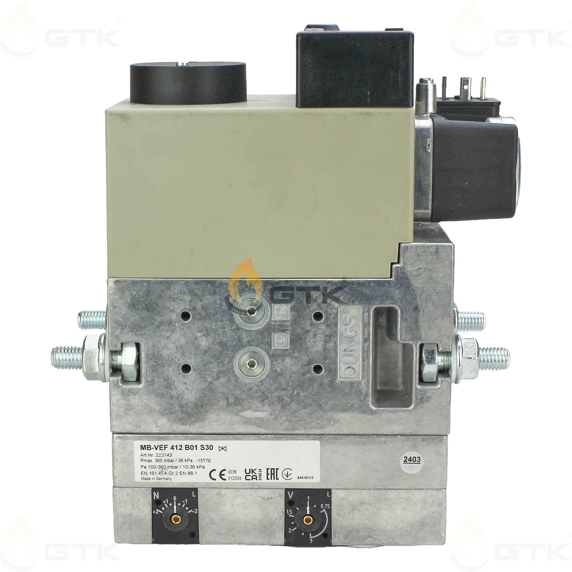 Газовый мультиблок Dungs MB-VEF 412 B01 S30, арт: 232475