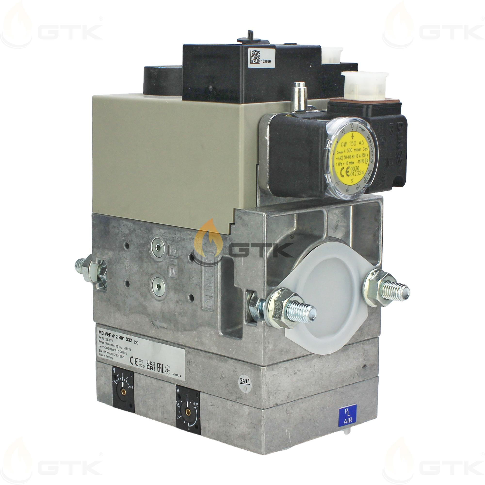 Газовый мультиблок Dungs MB-VEF 412 B01 S32, арт: 239076