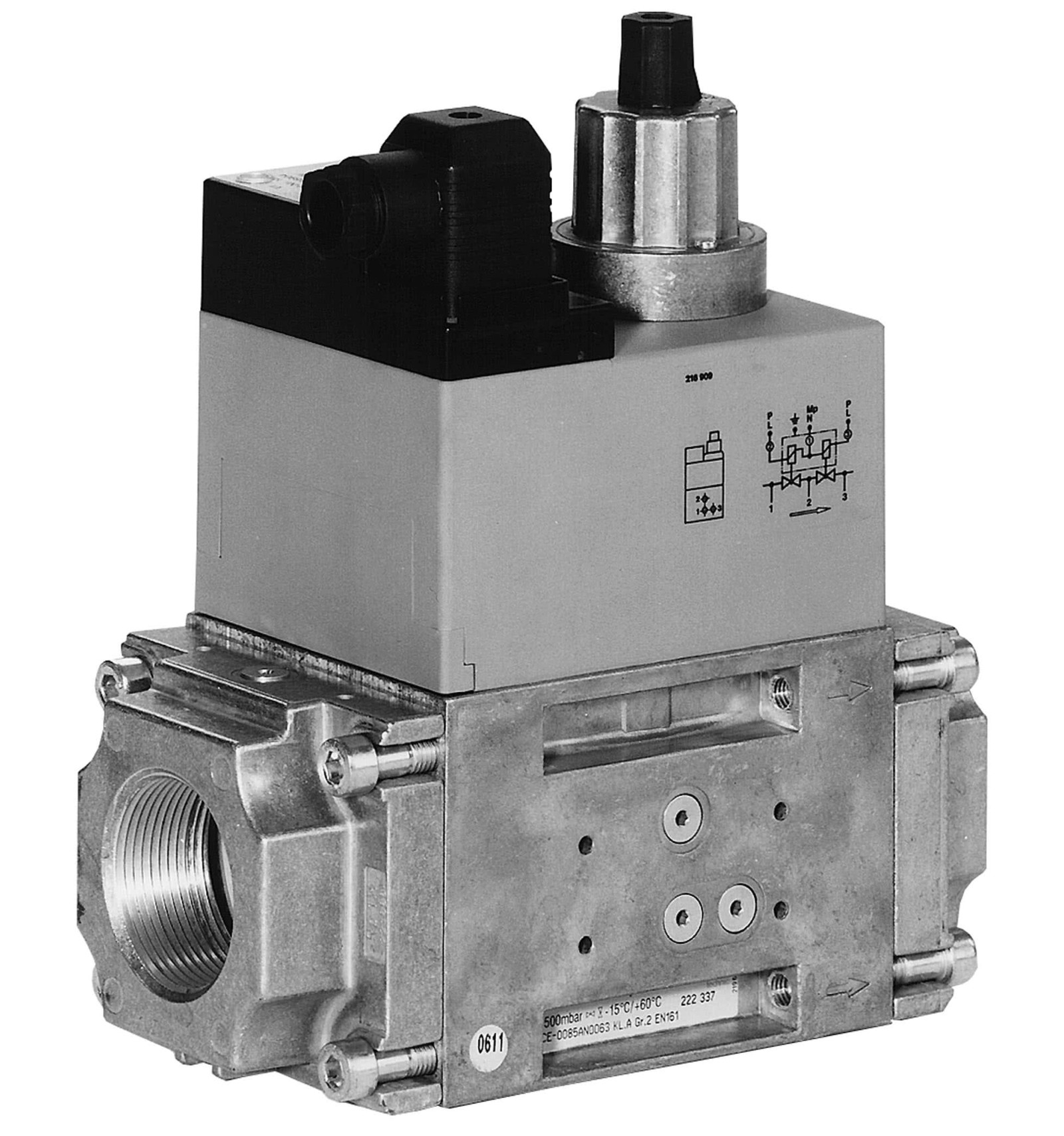 Двойной электромагнитный клапан Dungs DMV-D 520/11 | 221924 |65310681 Ecoflam  | 65310668 Ecoflam 