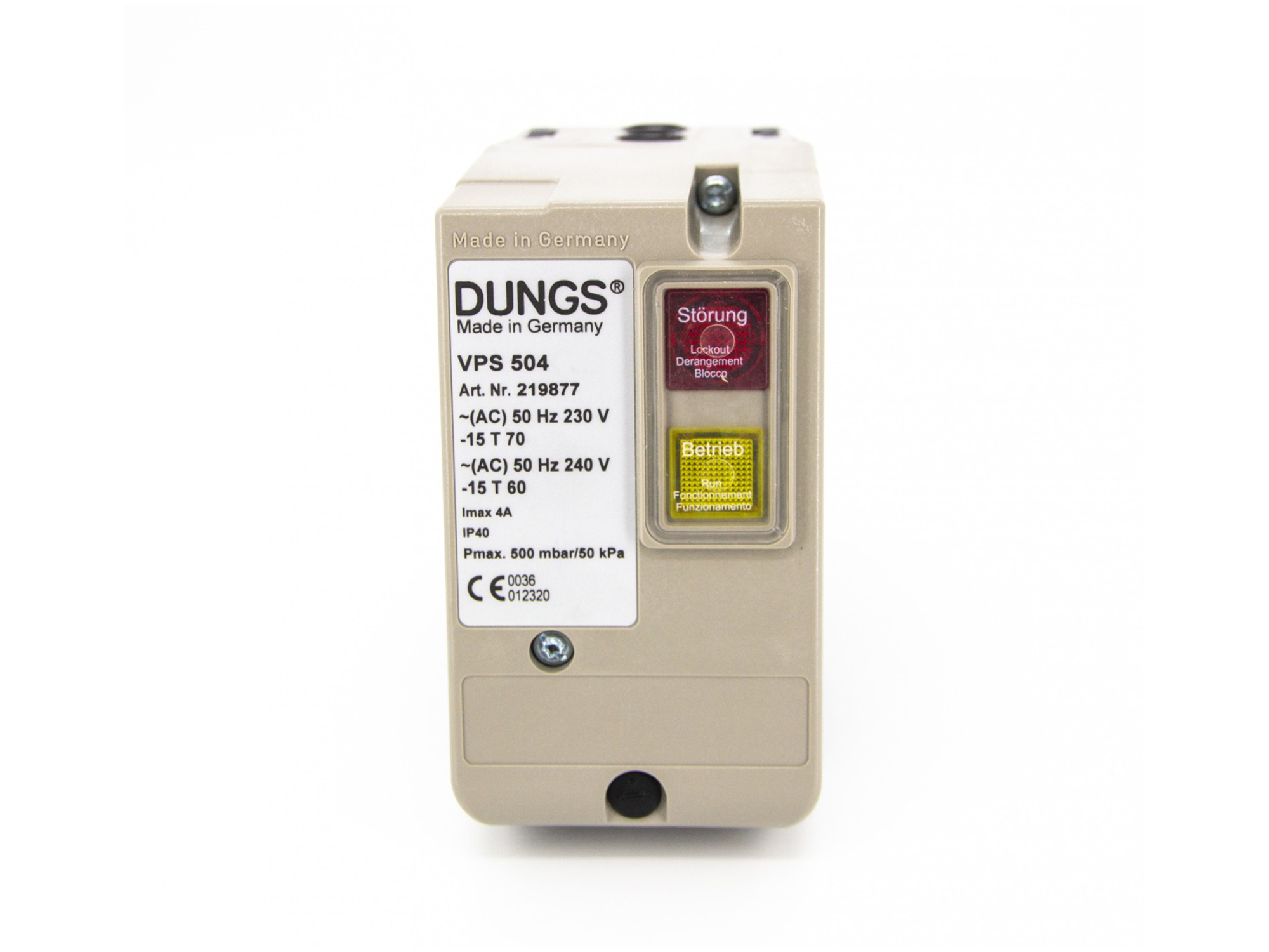 Dungs VPS 504 S01 219874 Блок проверки герметичности, кабель 0,85m, 230V 50Hz