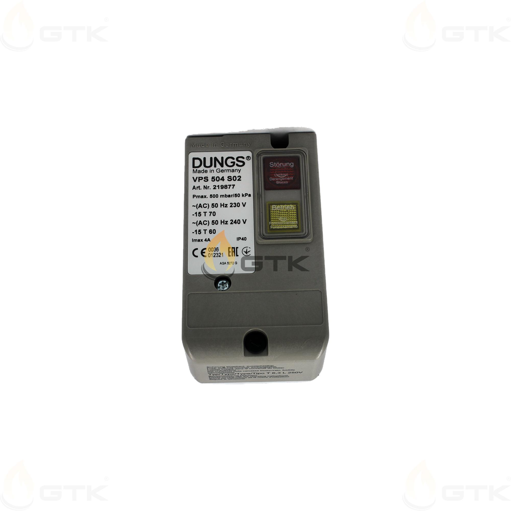 Блок контроля герметичности Dungs VPS 504 S02, арт: 219877