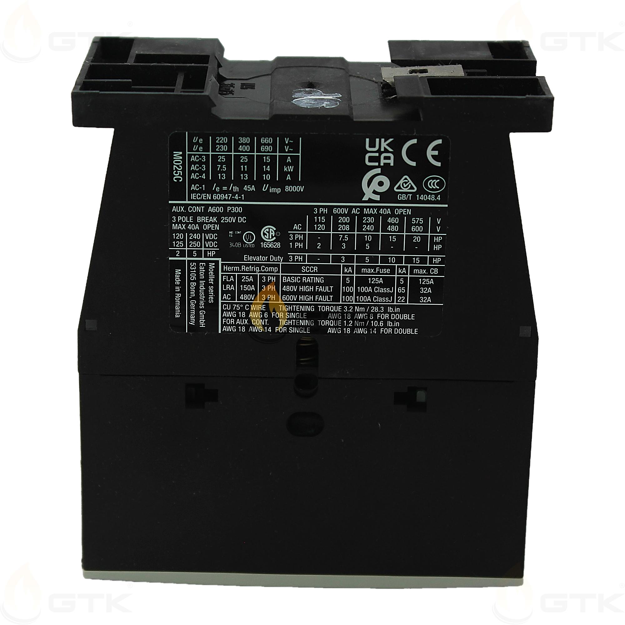 Пускатель магнитный MOELLER DILM-25-10 арт. 6130051