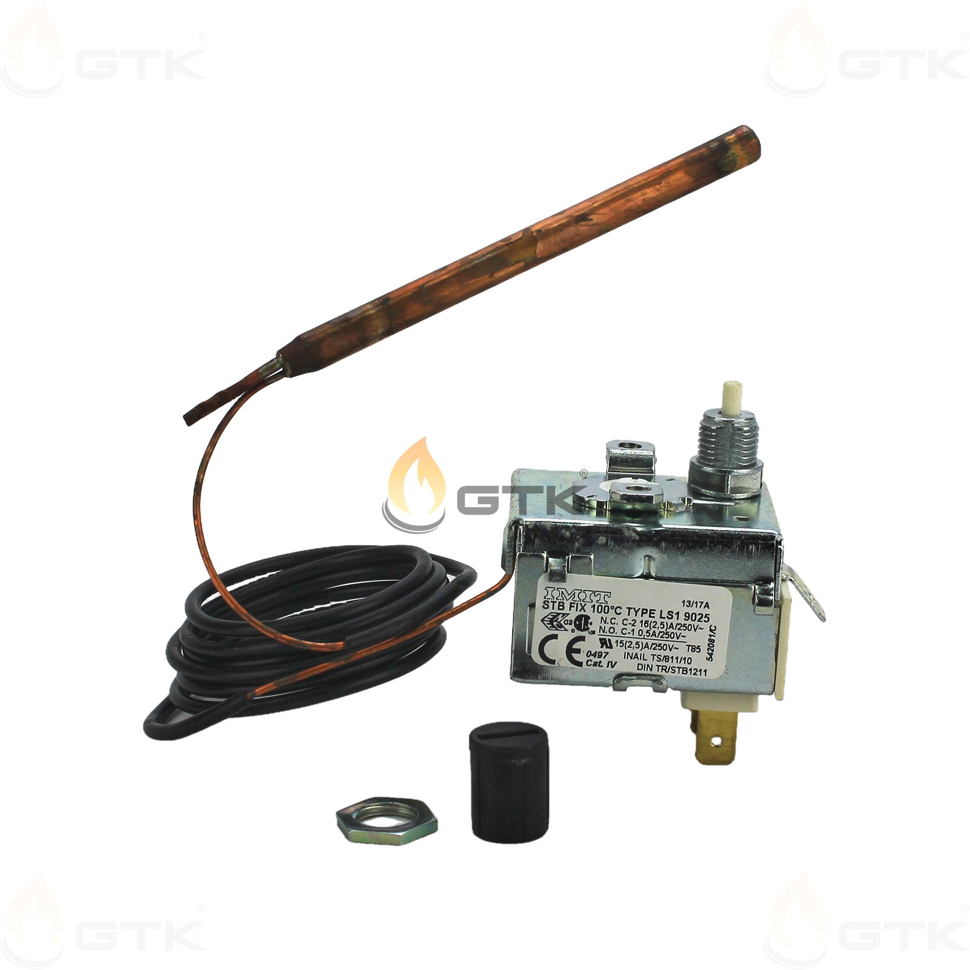 Термостат предохранительный Elco LS1 9025 100°C 1000мм, 65013726