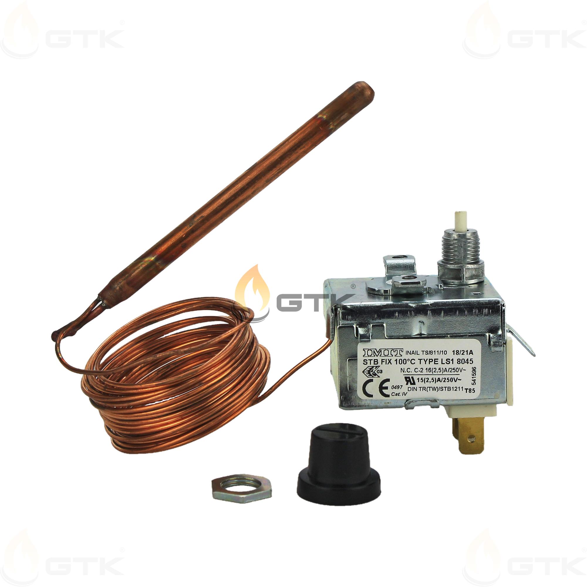 Термостат предохранительный Elco LS1 8045 100°C 3000мм, 65013783