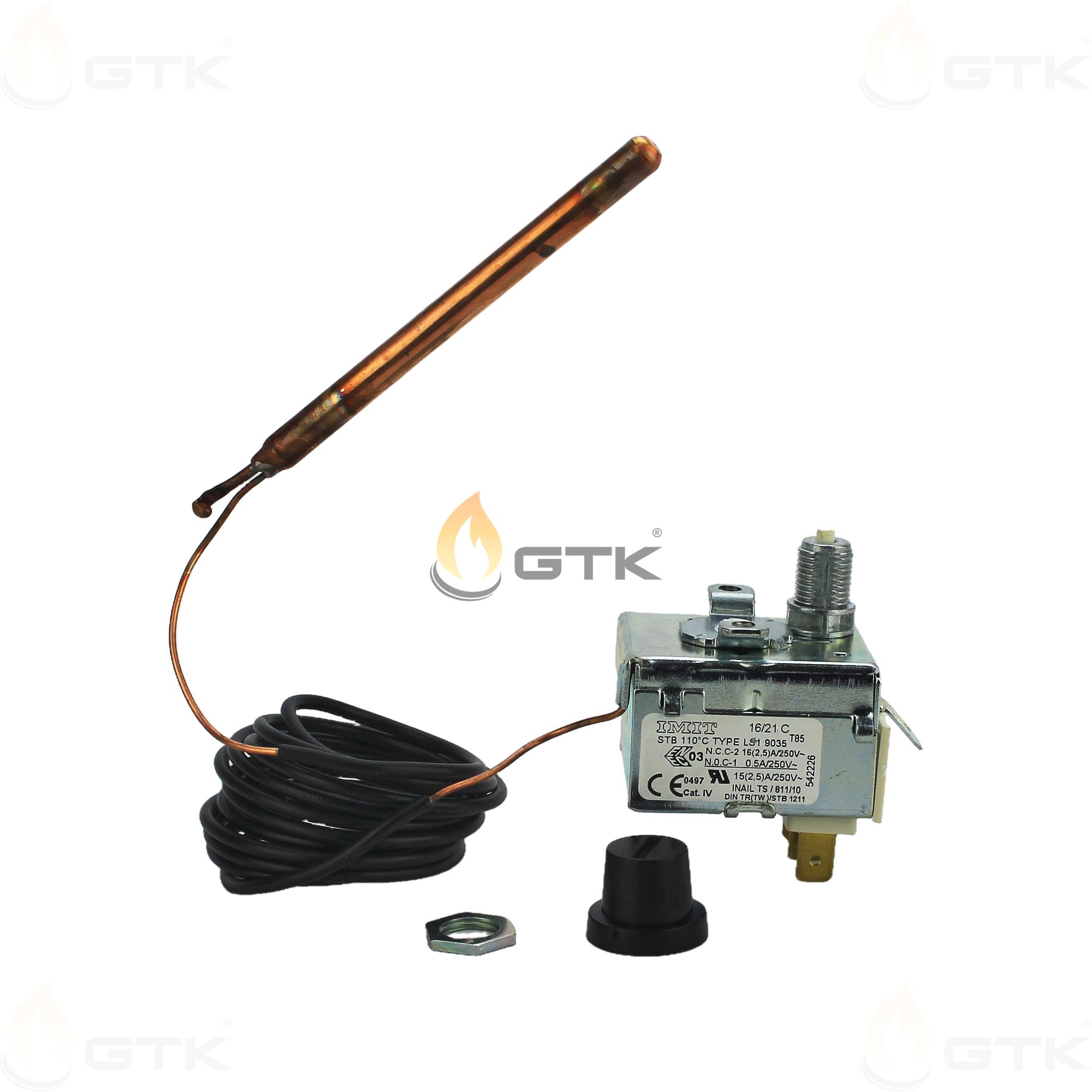 Термостат предохранительный Elco LS1 9035 110°C 1500мм, 65013905