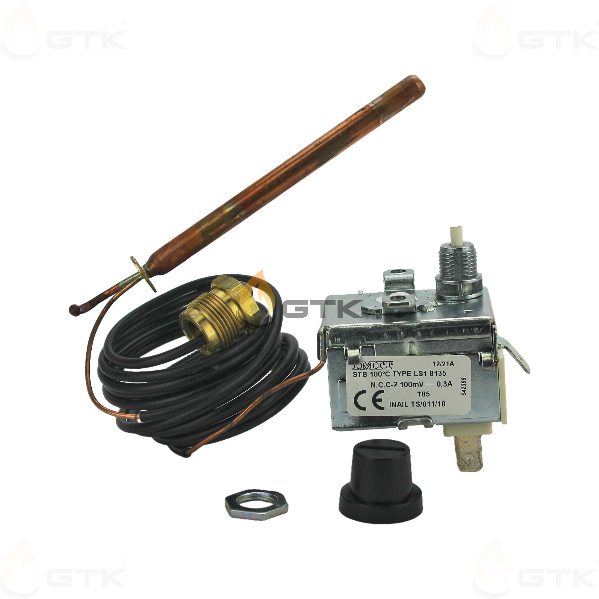 Термостат предохранительный Elco LS1 8135 100°C 1500мм, 65013906