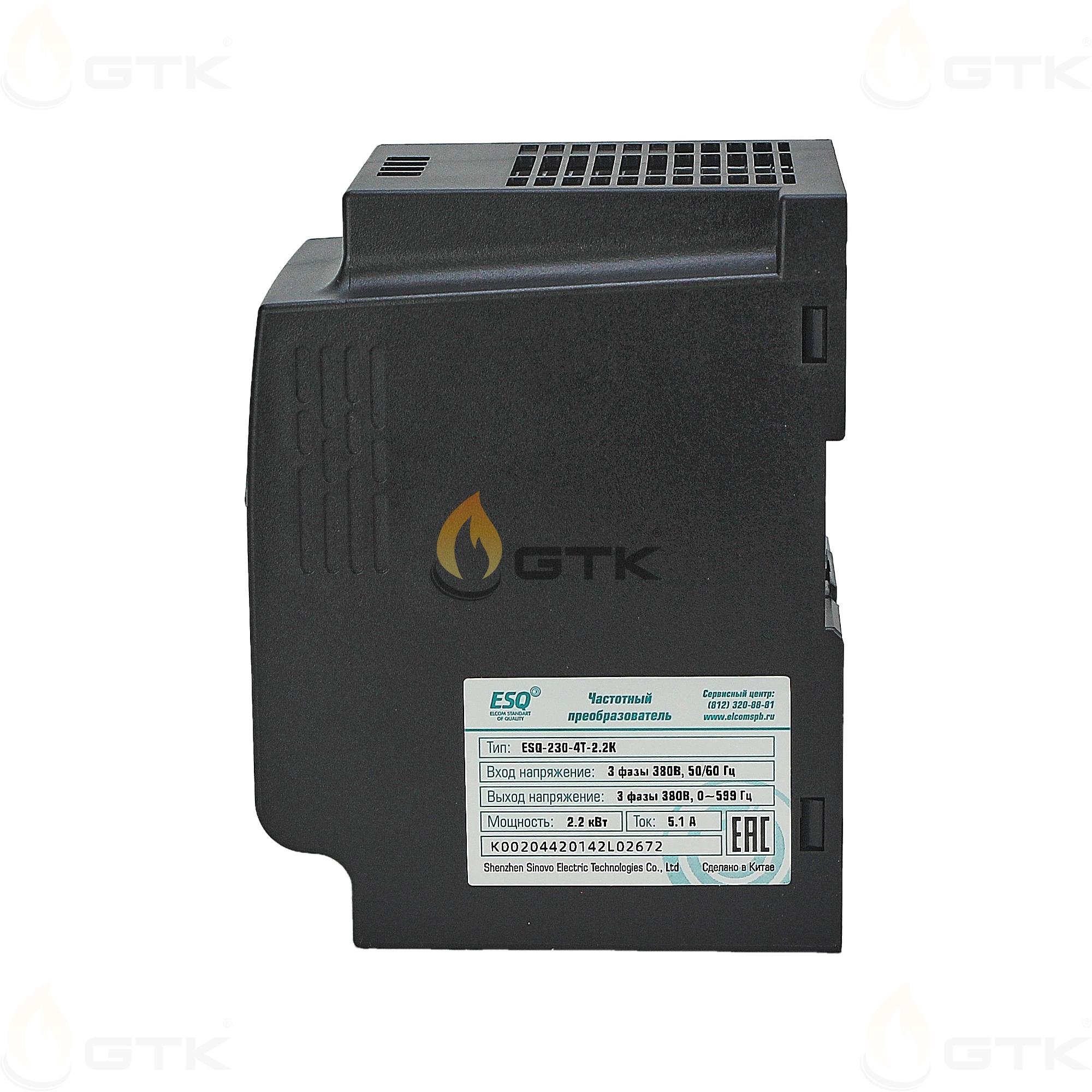 Частотный преобразователь ESQ 230-4T-2.2K