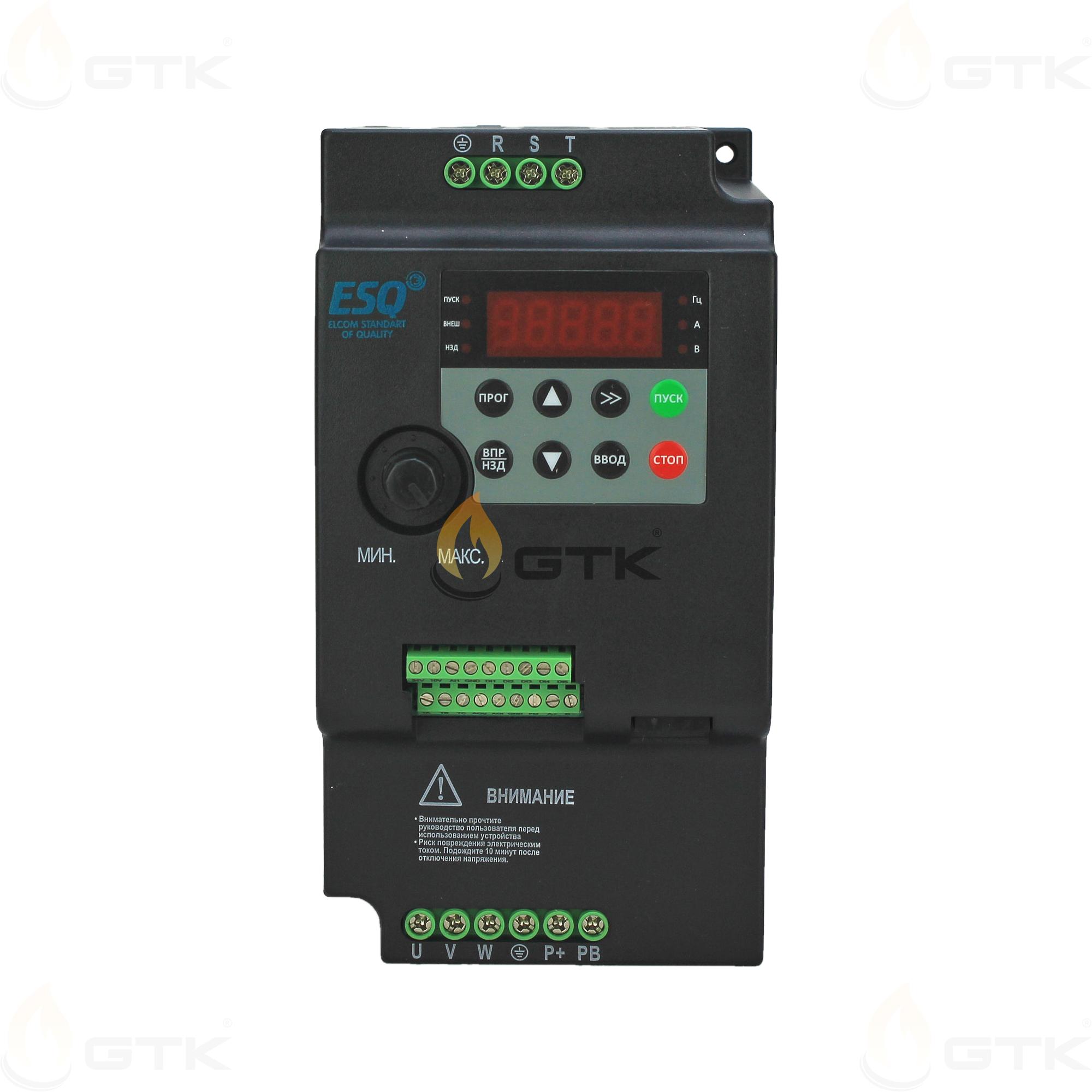 Частотный преобразователь ESQ 230-4T-5.5K