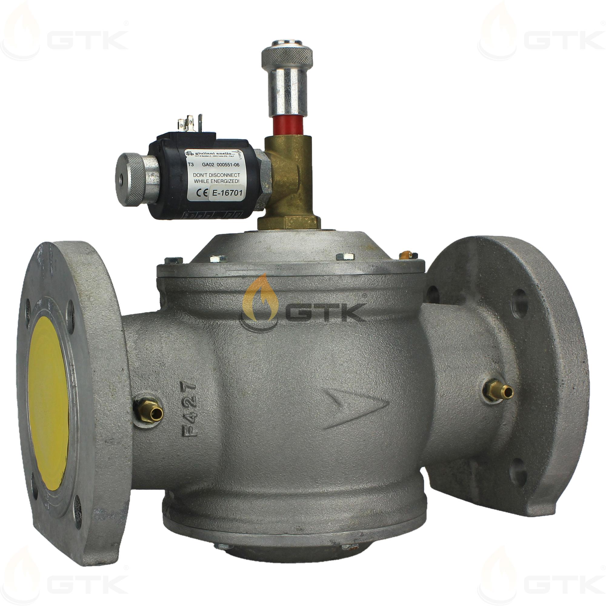 Газовый электромагнитный клапан Giuliani Anello EV65, арт: 010.0186.001