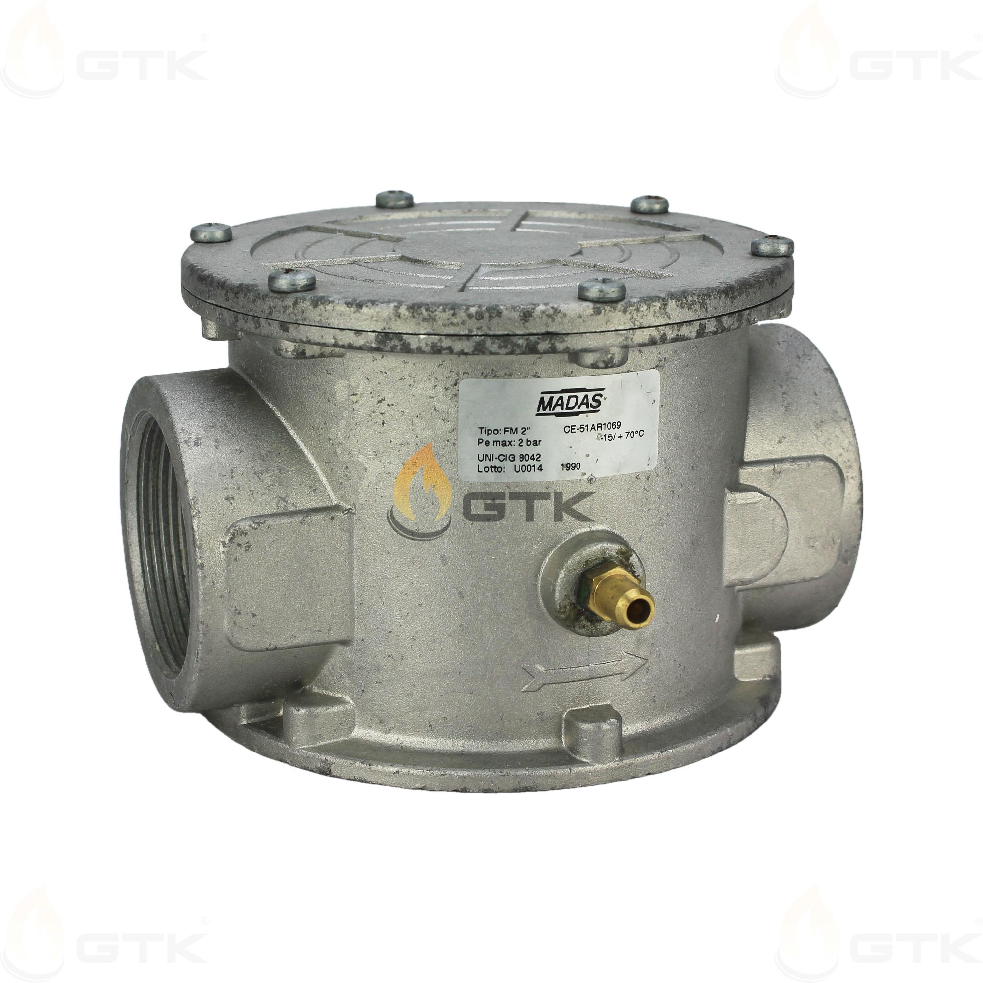 Фильтр для горелки Madas FM DN 50 2 бара, FM07 Фильтр для горелки Madas FM DN 50 2 бара, FM07