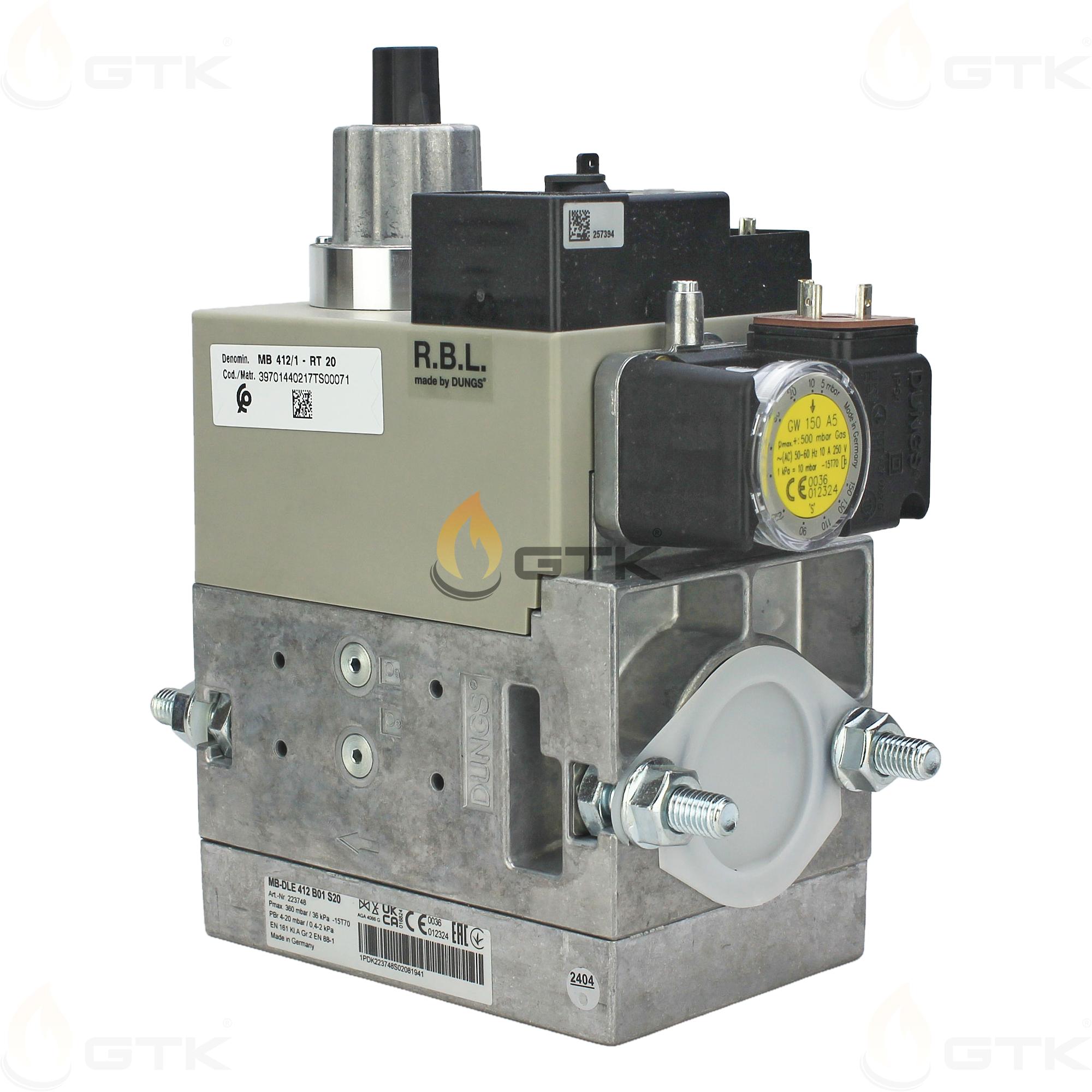 Газовая рампа Riello MB 412/1 - RT 20, арт: 3970144