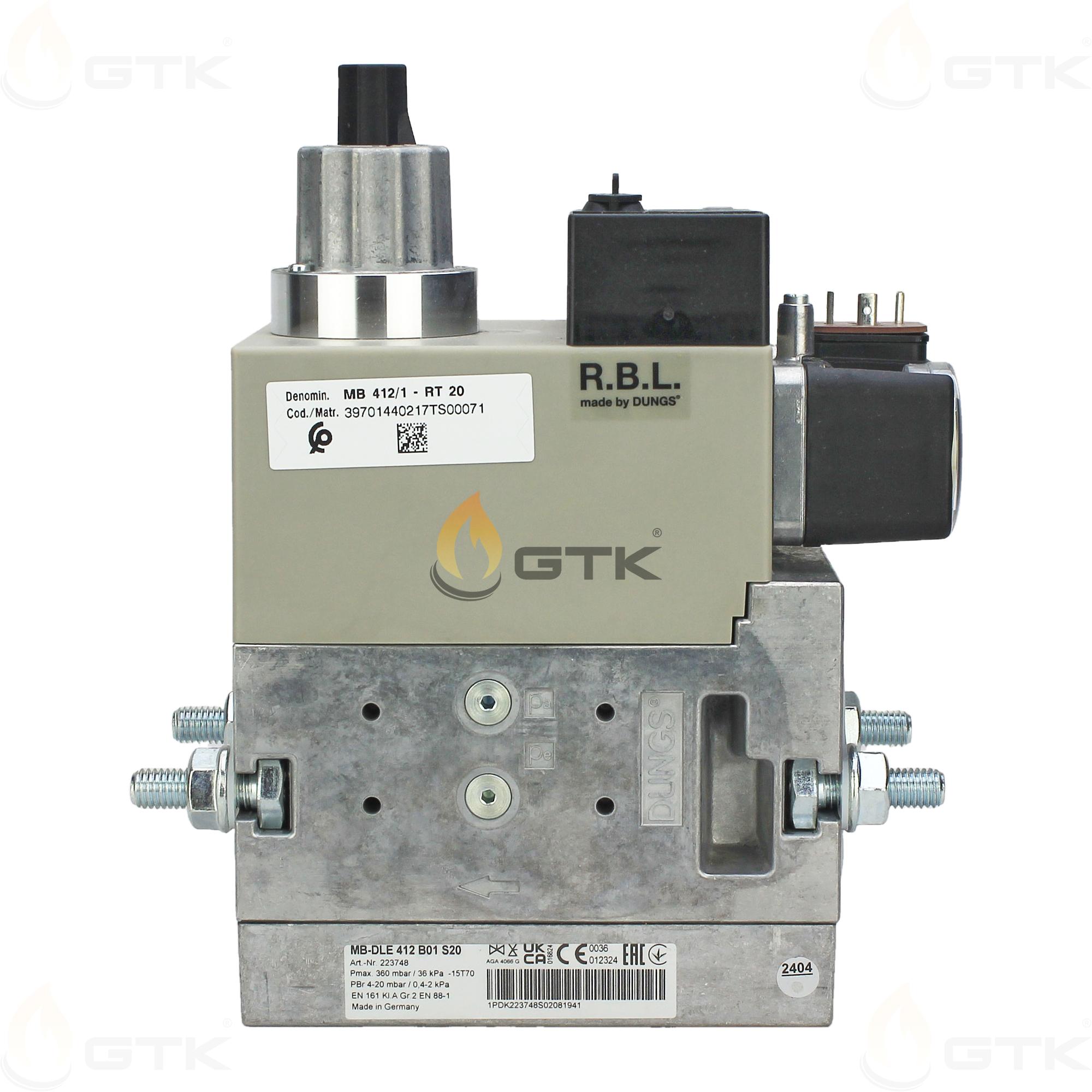 Газовая рампа Riello MB 412/1 - RT 20, арт: 3970144
