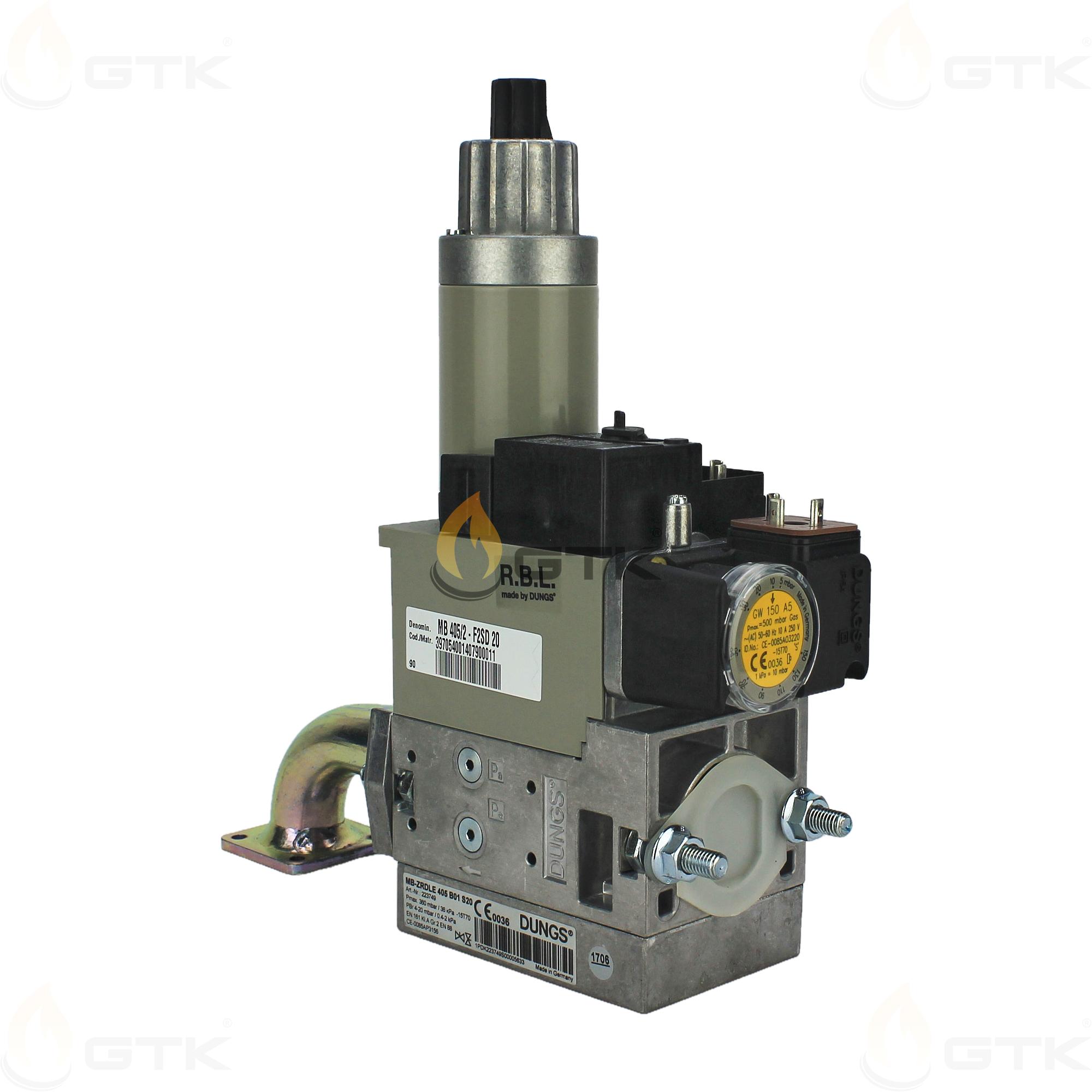Газовая рампа Riello MBZRDLE 405 B01 S20 B, 3970540