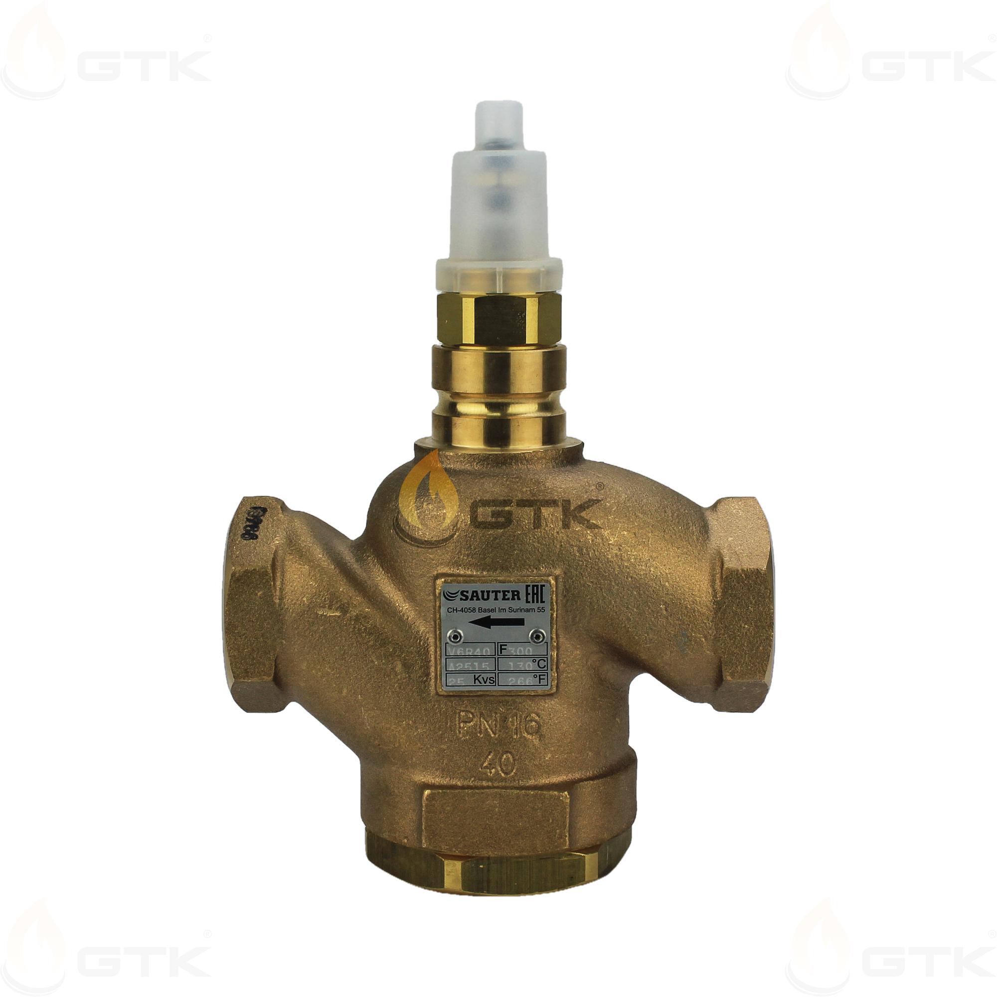 Проходной клапан Sauter V6R40F300 DN40 PN16