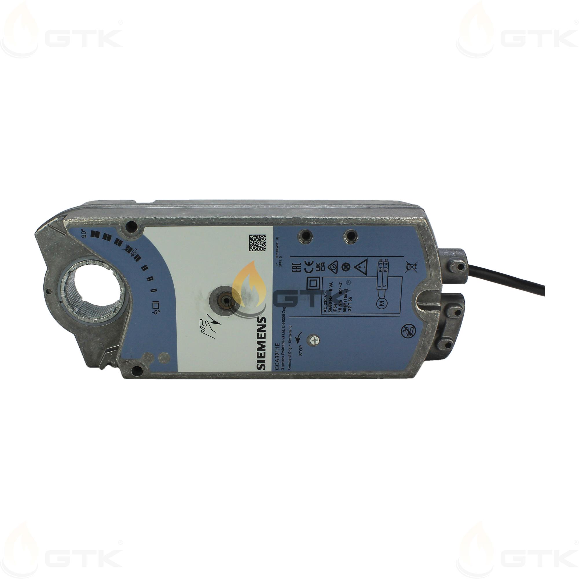 Привод воздушной заслонки Siemens GCA321.1E