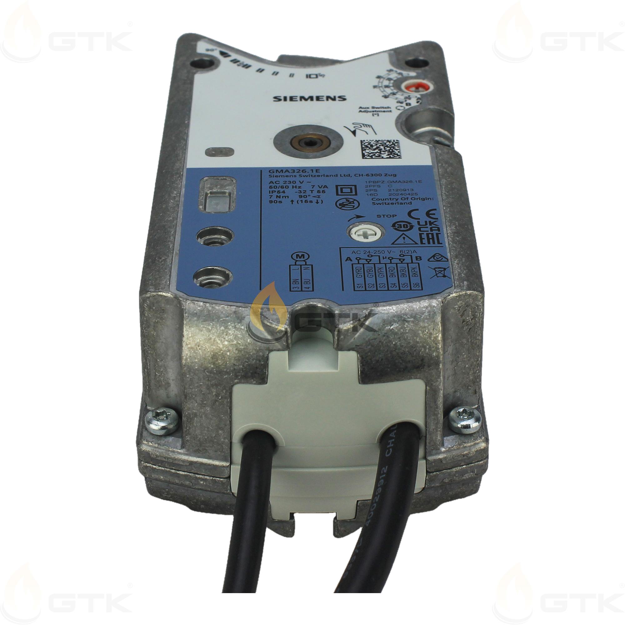 Привод воздушной заслонки Siemens GMA326.1E