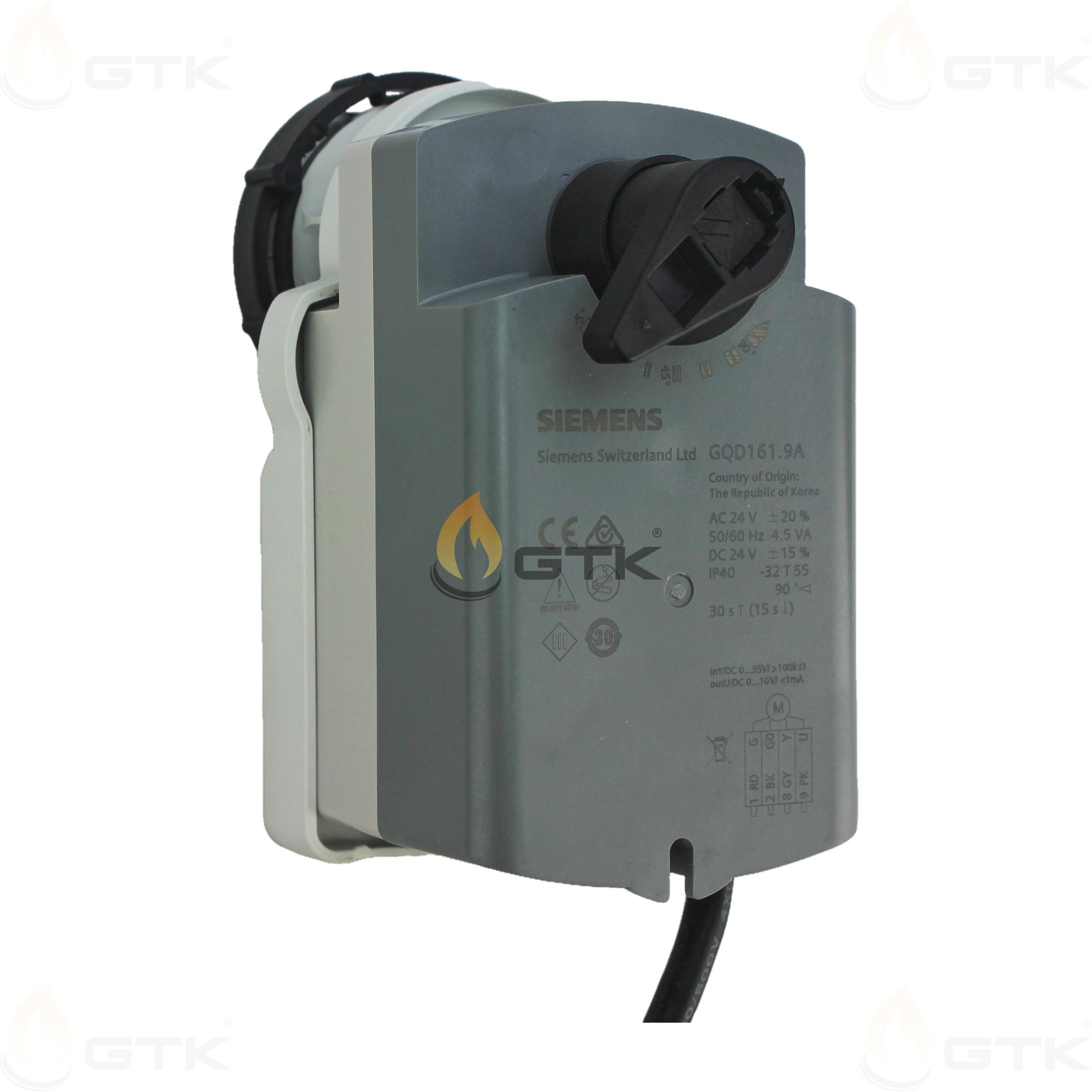 Привод воздушной заслонки Siemens GQD161.9A