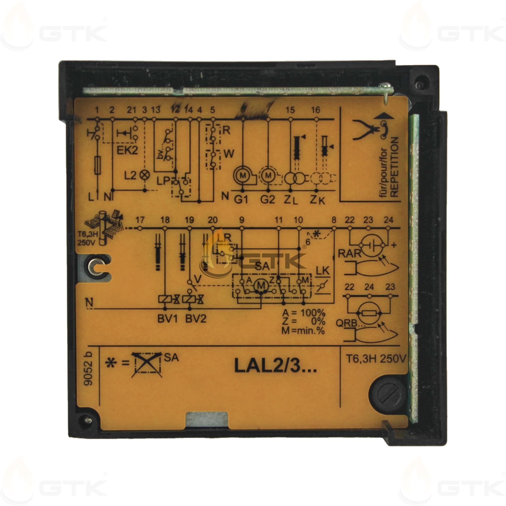 Автомат горения Siemens LAL2.25, BPZ:LAL2.25