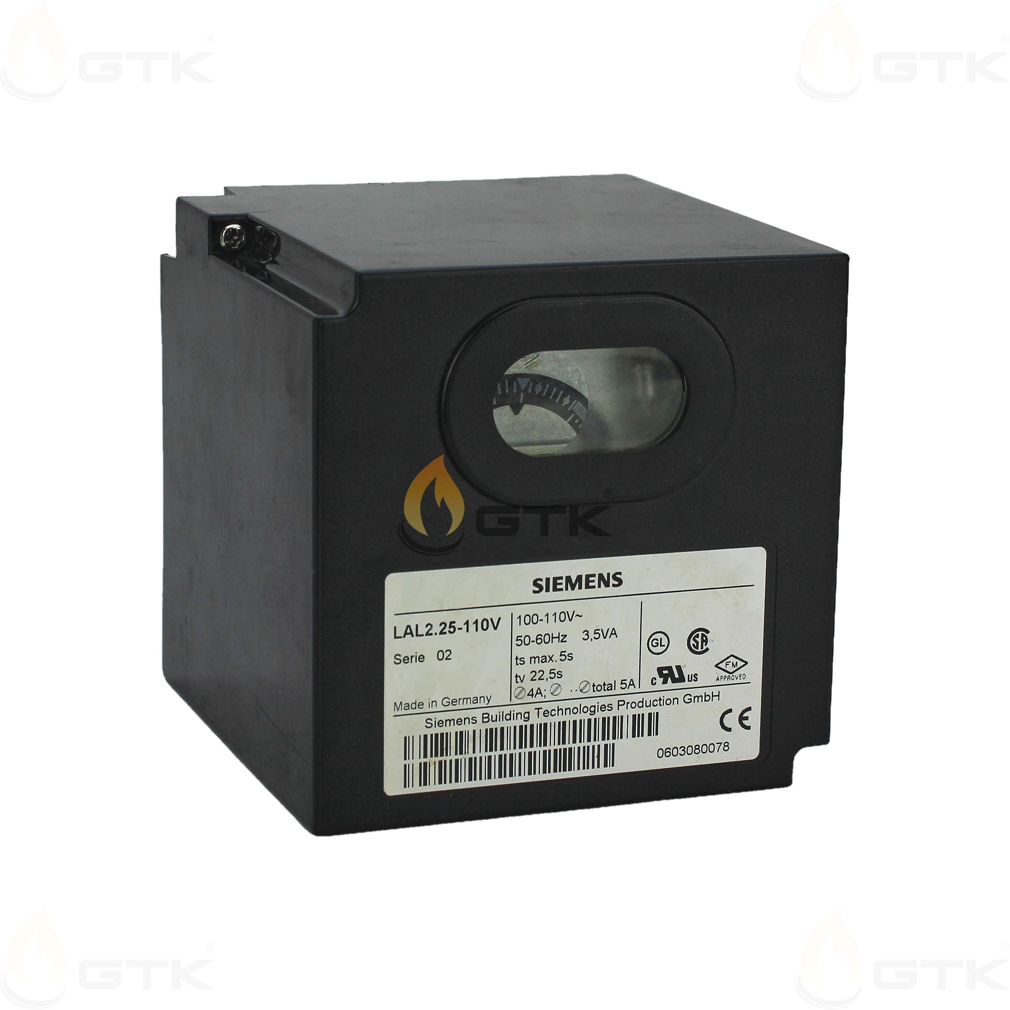 Автомат горения Siemens LAL2.25-110V Автомат горения Siemens LAL2.25-110V