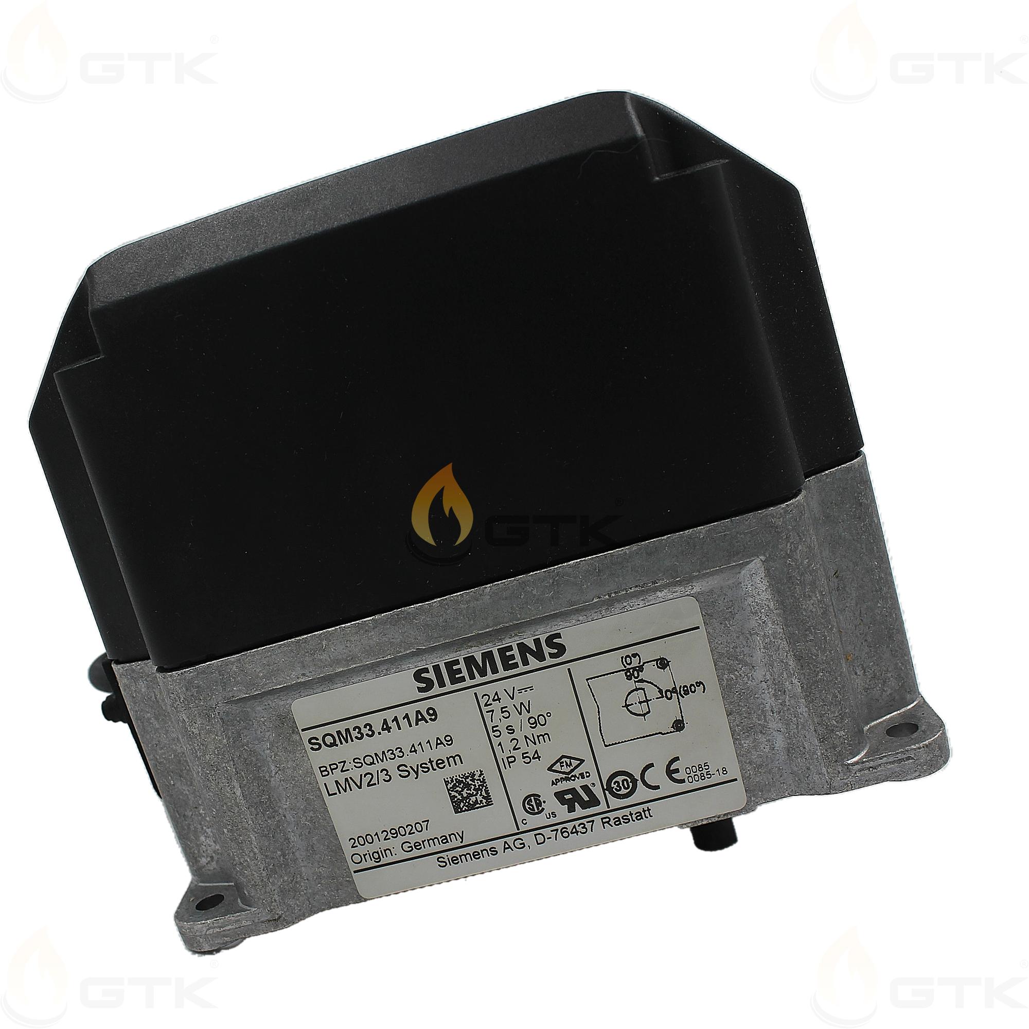 Сервопривод Siemens SQM33.411A9, арт: BPZ:SQM33.411A9