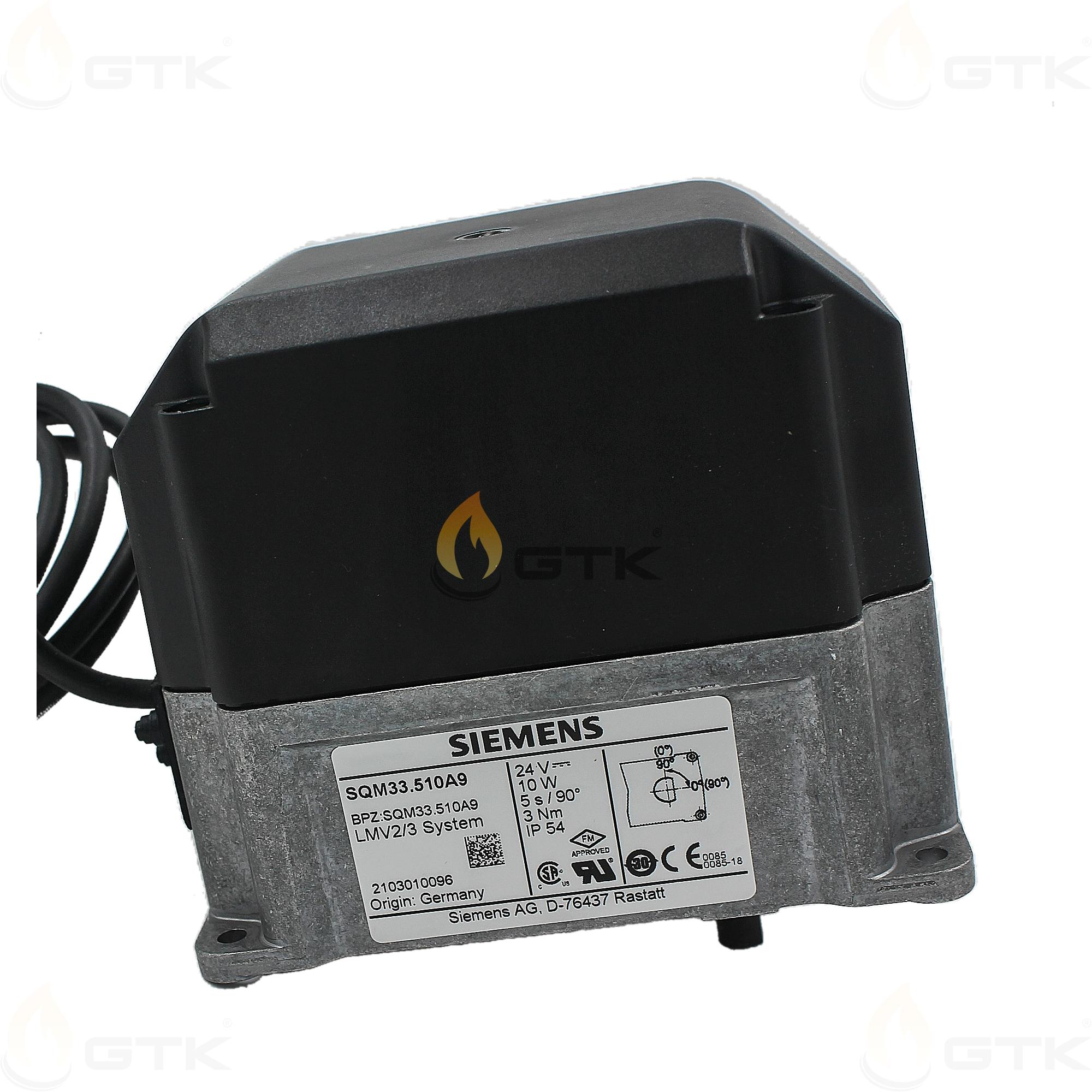 Сервопривод Siemens SQM33.510A9, арт: BPZ:SQM33.510A9