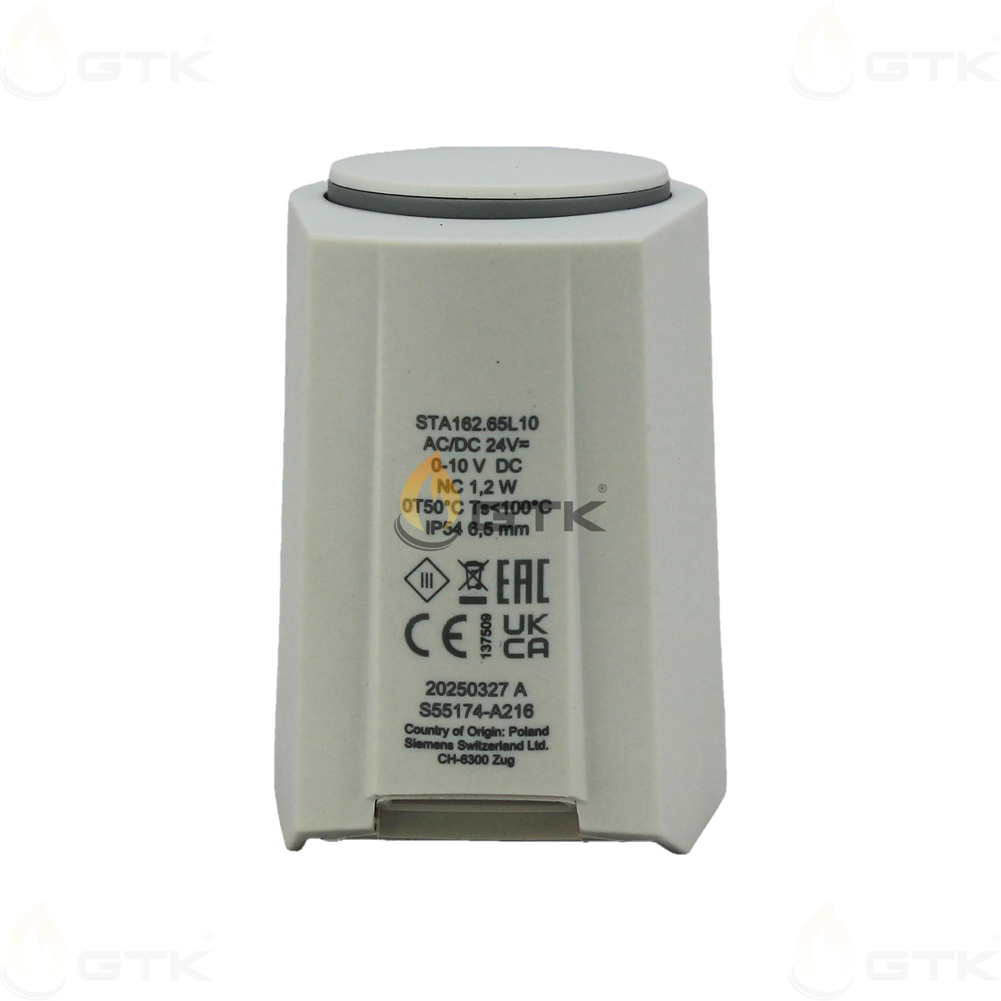 Термопривод Siemens STA162.65L10, S55174-A216