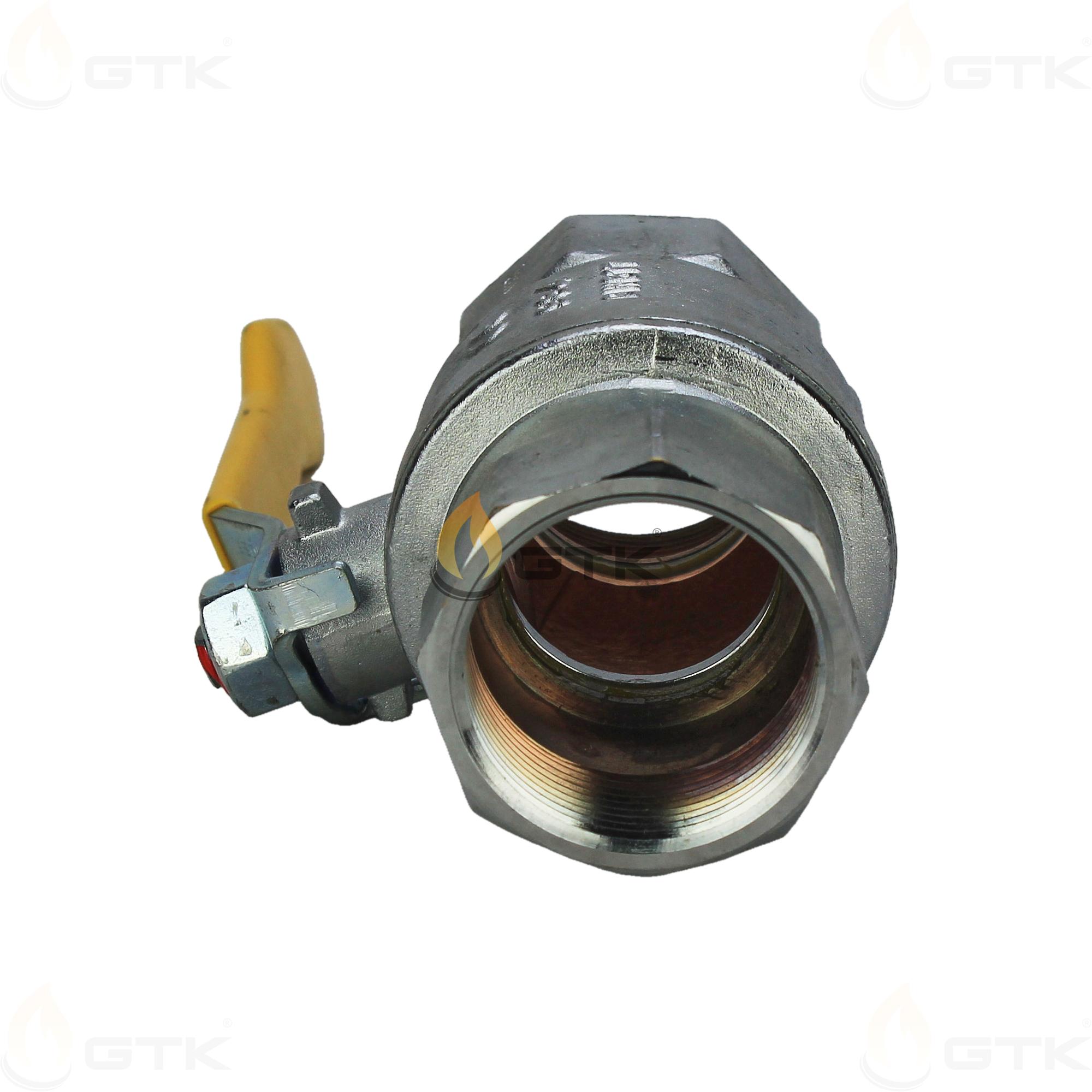Кран шаровой  для жидкого топлива EL и газа Weishaupt Rp 1 1/2 PN 40/MOP5, 454663