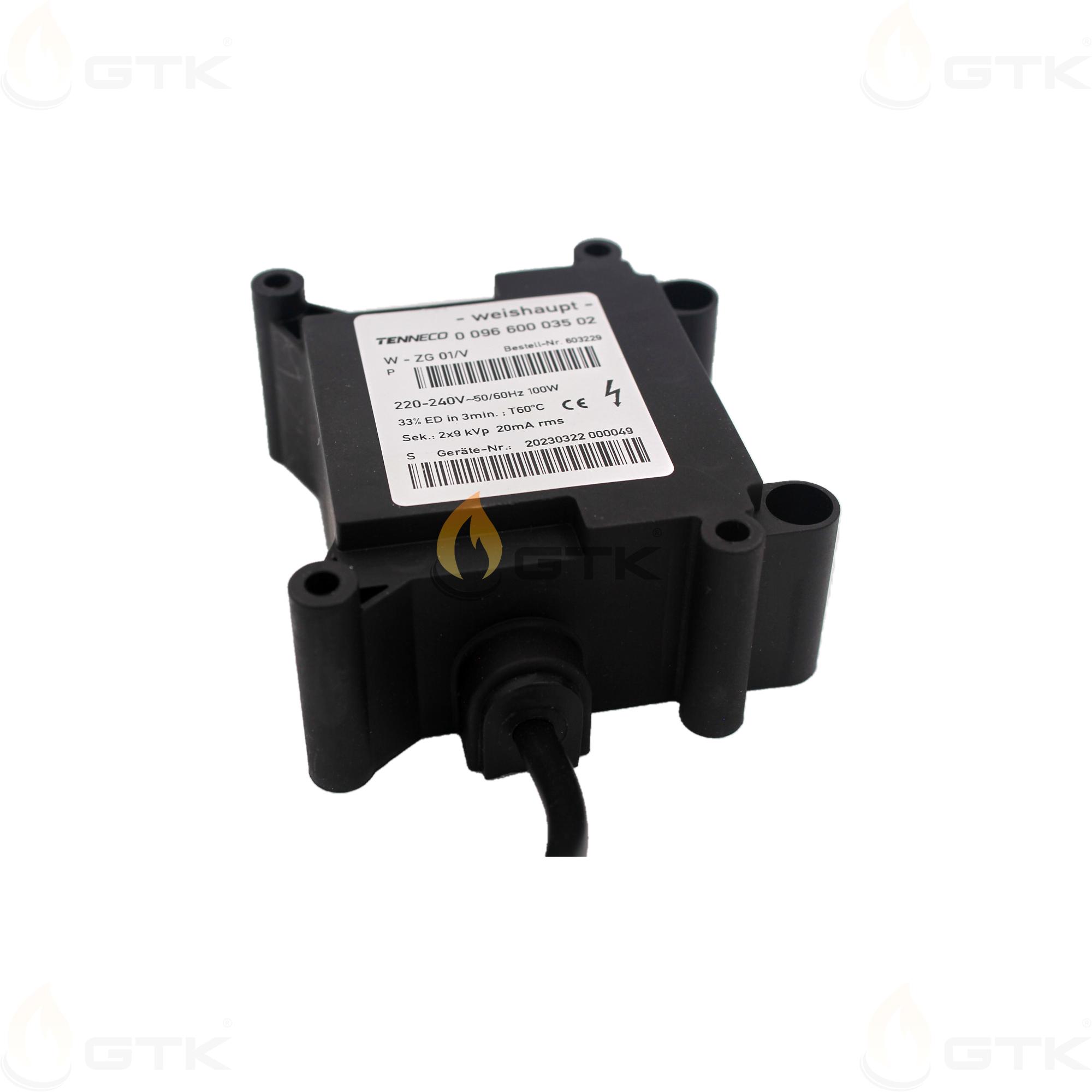 Трансформатор розжига Weishaupt W-ZG 01/V, арт: 603229