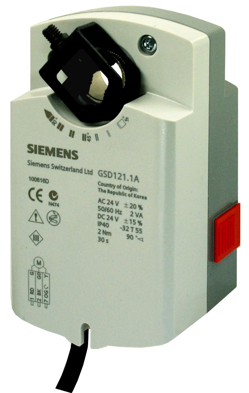 Привод воздушной заслонки Siemens GSD121.1A | BPZ:GSD121.1A