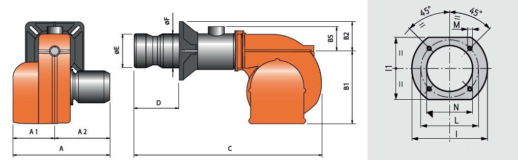 Схемы для Дизельная горелка Baltur BTL 10 L250 (Арт. 35530020)