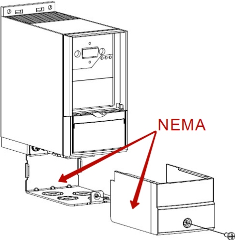 Схемы для Комплект NEMA1 Danfoss - M1 132B0103