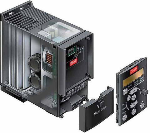 Схемы для Частотный преобразователь Danfoss VLT Micro Drive FC 51 11 кВт (380 - 480, 3 фазы) 132F0058 