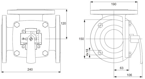 Схемы для Трехходовой клапан Esbe 3F80 (Арт. 11101000)