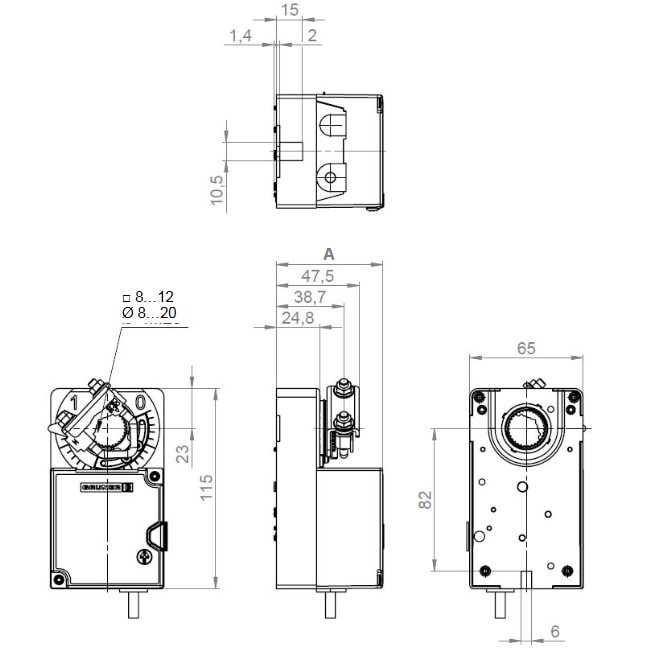 Схемы для Электропривод Gruner 227-230-05-S1