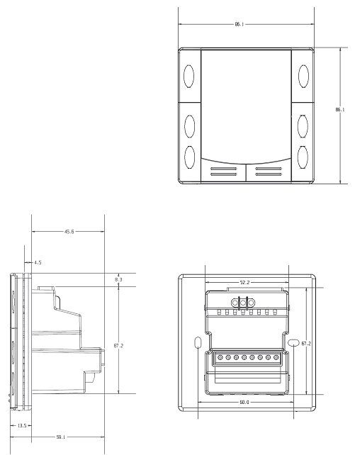 Схемы для Комнатный термостат Siemens RDE410/EH
