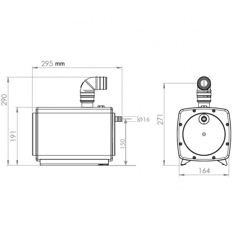Схемы для Канализационная установка SFA SANIFLOOR 1 (для кафельного покрытия) | 3308815076232