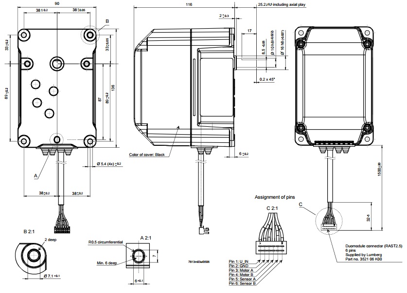 Схемы для Сервопривод Siemens SQM33.410A9 | BPZ:SQM33.410A9